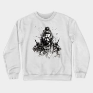 a samurai warrior Crewneck Sweatshirt